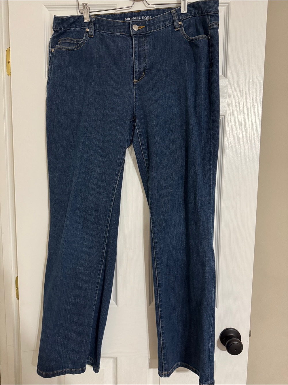 Michael Kors Dark Blue Flare Jeans